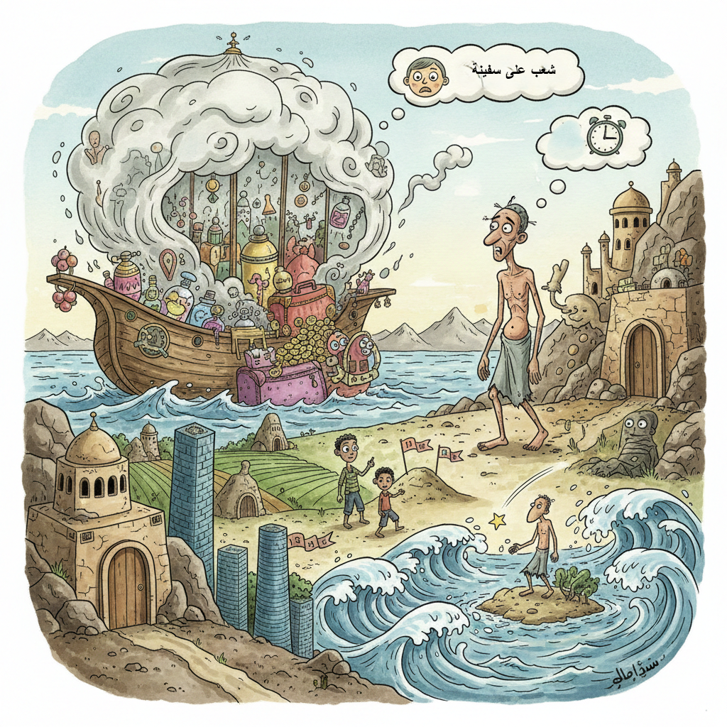 شعب على سفينة - قصيدة #شعب_على_سفينة 1