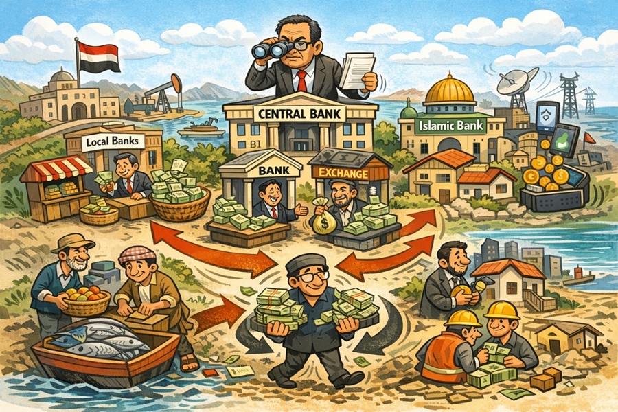 image 1 - إعادة هيكلة البنك المركزي اليمني والقطاع المصرفي 3