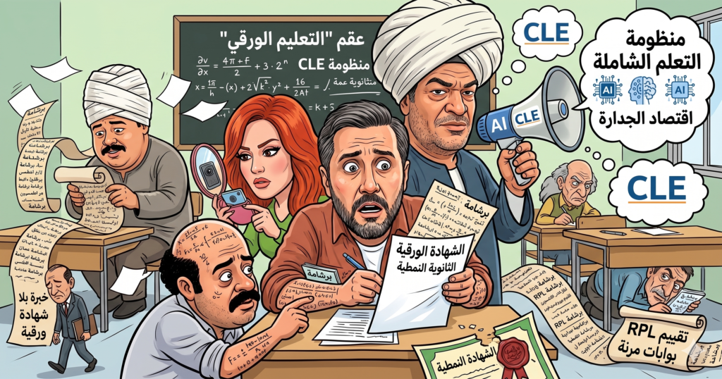 Gemini Generated Image 5zul05zul05zul05 - عندما تفضح الكوميديا عقم التعليم الورقي (فيلم برشامة) 1