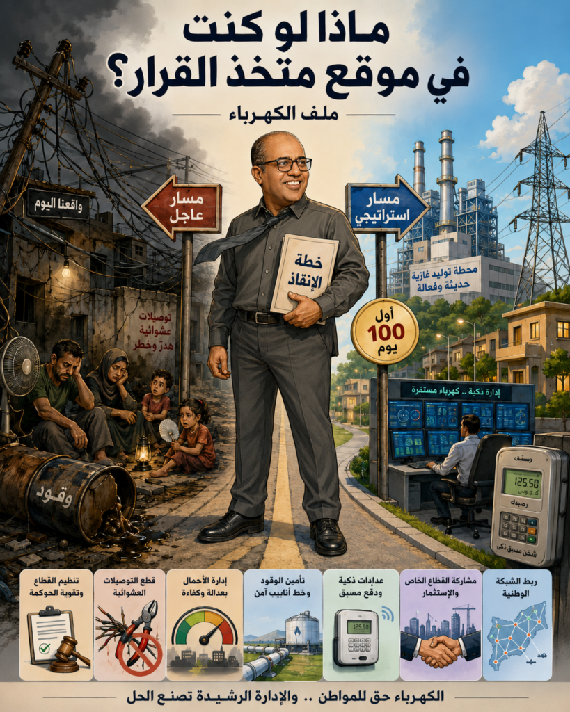 انقاذ الكهرباء 2 - ماذا لو كنت في موقع متخذ القرار؟ 1